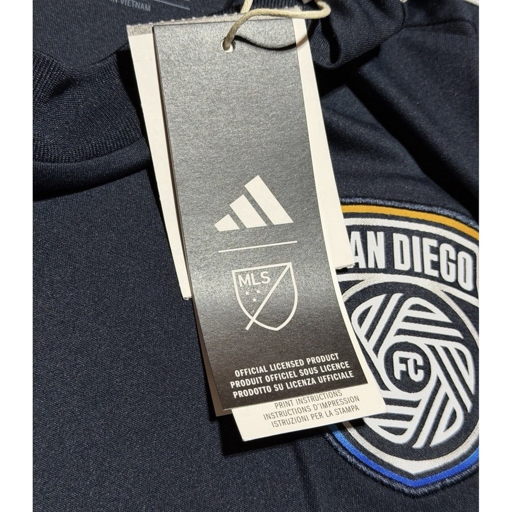 *NWT San Diego FC MLS Soccer Futbol Adidas Home Jersey 2025-26 Men Size 2XL *NEW - Picture 13 of 16